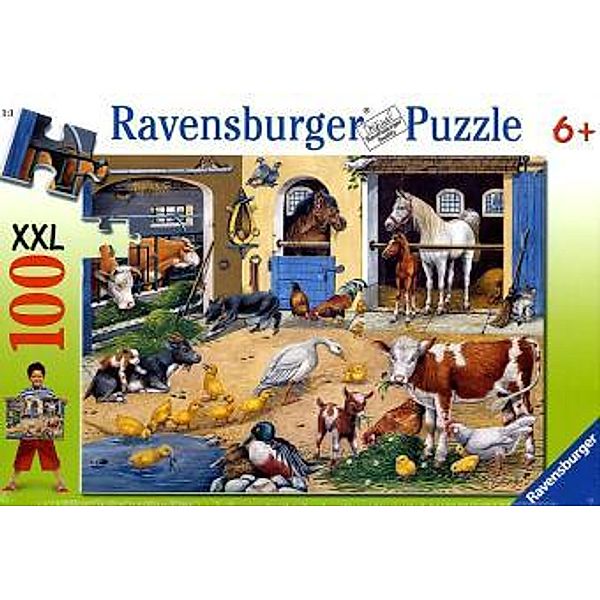 Ravensburger Puzzle Am Stall, 100 Teile