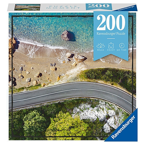 Ravensburger Verlag Ravensburger Puzzle - Beachroad - 200 Teile Puzzle Moment