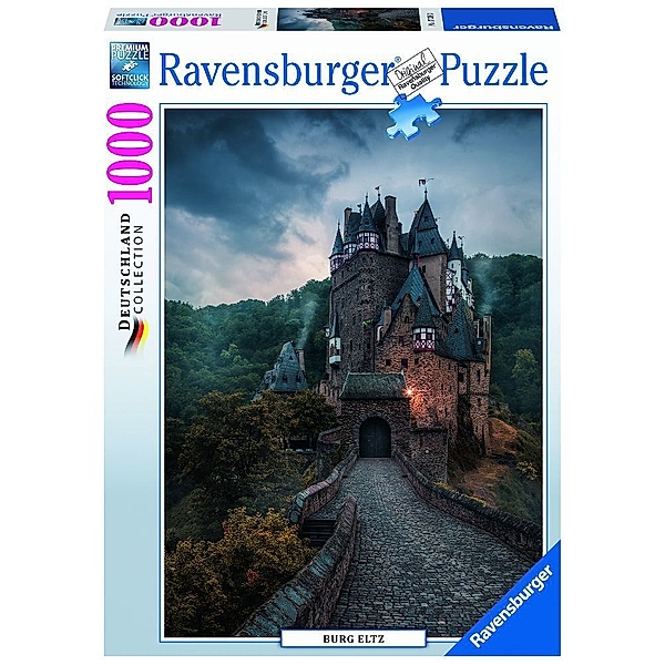Ravensburger Verlag Ravensburger Puzzle Deutschland Collection 17398 Burg Eltz - 1000 Teile Puzzle für Erwachsene und Kinder ab 14 Jahren