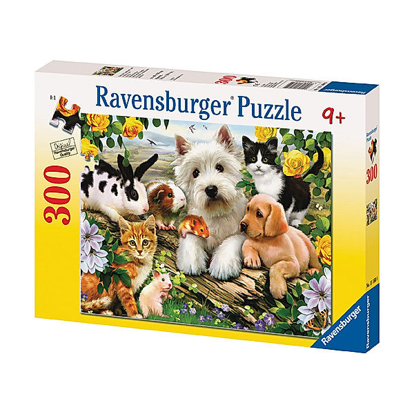 Ravensburger Puzzle Fröhliche Tierfreundschaft, 300 Teile