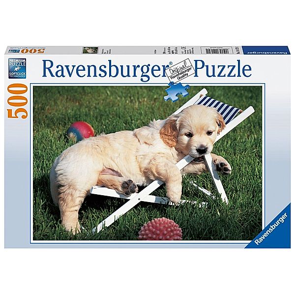 Ravensburger Puzzle Golden Retriever, 500 Teile