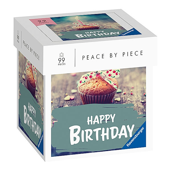 Ravensburger Verlag Ravensburger Puzzle - Happy Birthday - Peace by Piece 99 Teile