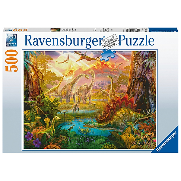 Ravensburger Verlag Ravensburger Puzzle - Im Dinoland - 500 Teile