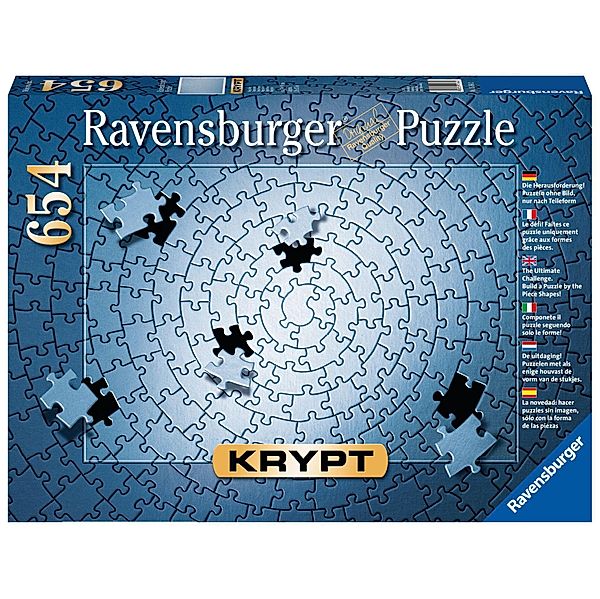 Ravensburger Puzzle Krypt, silber, 654 Teile