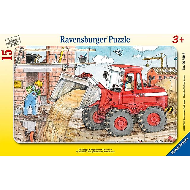 Ravensburger Puzzle Mein Bagger, 15 Teile bestellen | Weltbild.ch