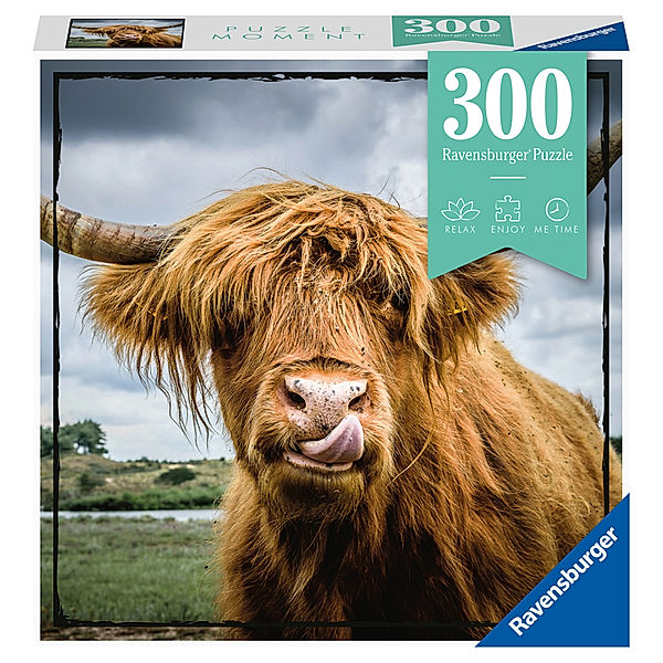 Ravensburger Verlag Ravensburger Puzzle Moment 13273 - Highland Cattle - 300 Teile Puzzle für Erwachsene und Kinder ab 8 Jahren