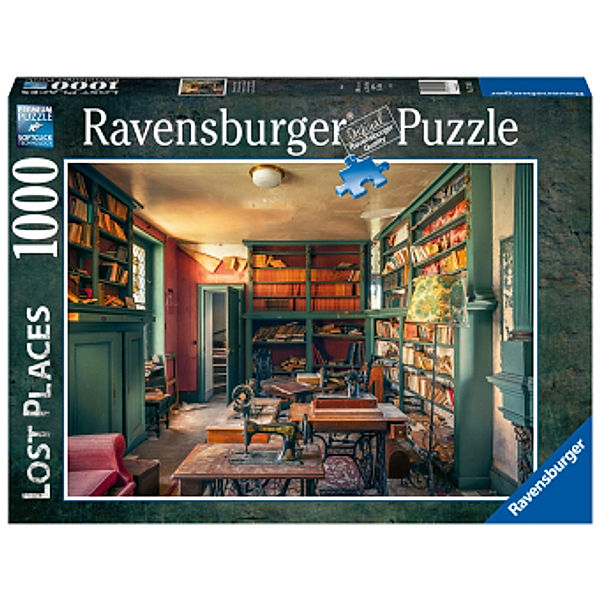 Ravensburger Lost Places Series: Mysterious Castle Library 1000 Piece Puzzle