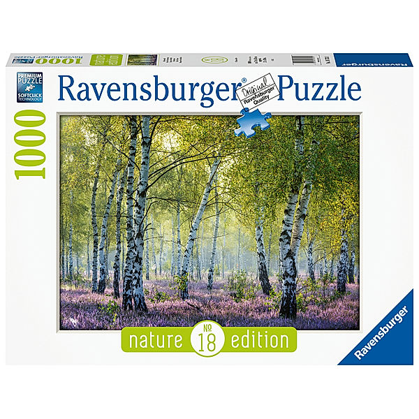 Ravensburger Verlag Ravensburger Puzzle Nature Edition 16753 - Birkenwald - 1000 Teile Puzzle für Erwachsene und Kinder ab 14 Jahren