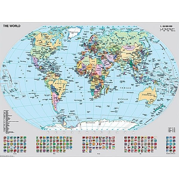 Ravensburger Verlag Ravensburger Puzzle Politische Weltkarte, 1000 Teile