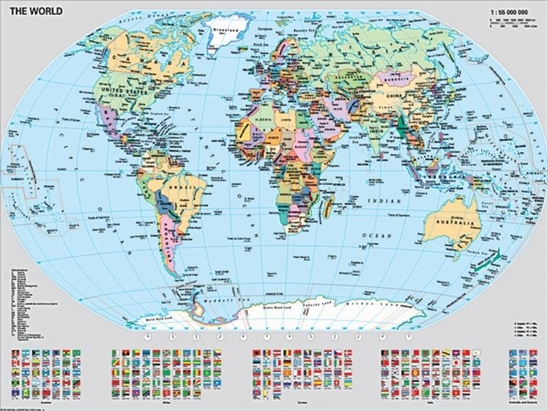 Ravensburger Puzzle Politische Weltkarte, 1000 Teile | Weltbild.at