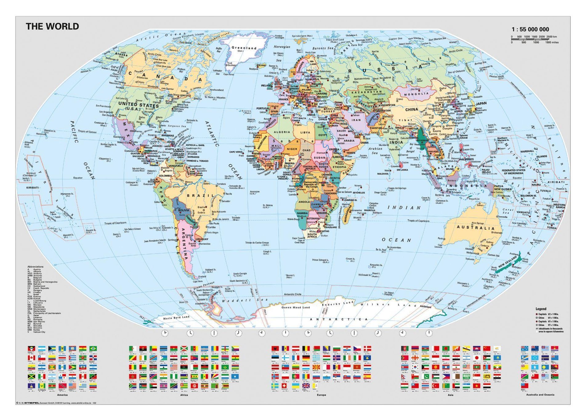 Ravensburger Puzzle Politische Weltkarte, 1000 Teile | Weltbild.ch