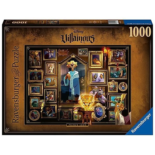 Ravensburger Verlag Ravensburger Puzzle - Ravensburger Puzzle 1000 Teile - Disney Villainous Prince John - Die beliebten Charaktere aus Robin Hood als Puzzle für Erwachsene und Kinder ab 14 Jahren