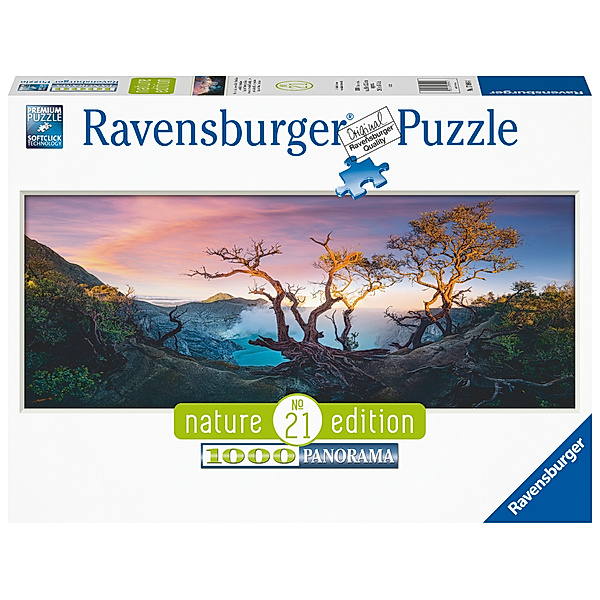 Ravensburger Verlag Ravensburger Puzzle - Schwefelsäure See am Mount Ijen, Java - Nature Edition 1000 Teile