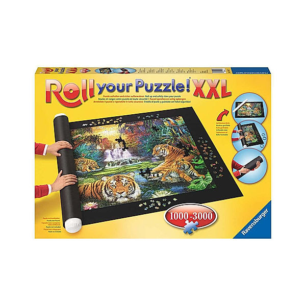 Ravensburger Verlag Ravensburger Roll your Puzzle XXL - Puzzlematte für Puzzles mit bis zu 3000 Teilen, Puzzleunterlage zum Rollen, Praktisches Zubehör zur Aufbewahrung von Puzzles