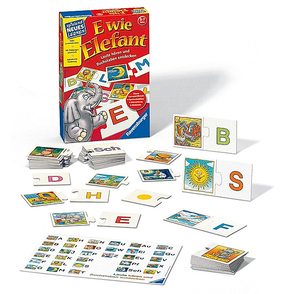 Ravensburger - Spielend Neues lernen E wie Elefant, Lernspiel