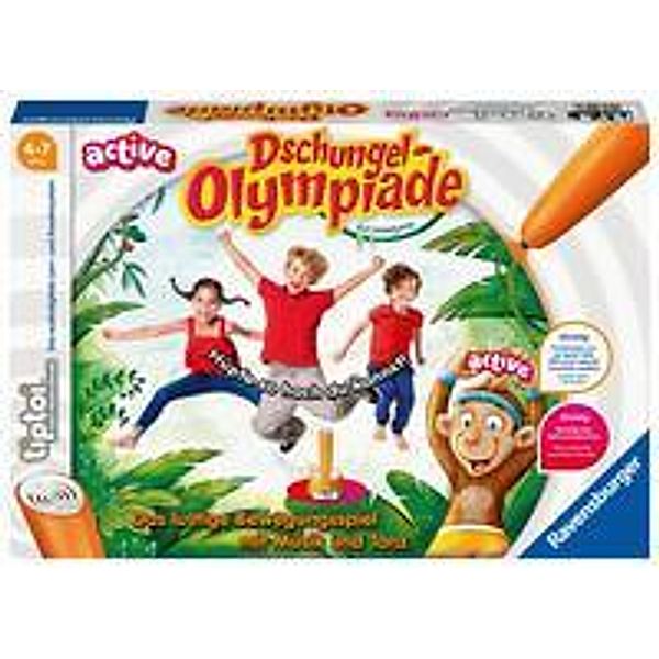 Ravensburger Verlag Ravensburger tiptoi® ACTIVE Spiel 00075, Dschungel-Olympiade, Bewegungsspiel ab