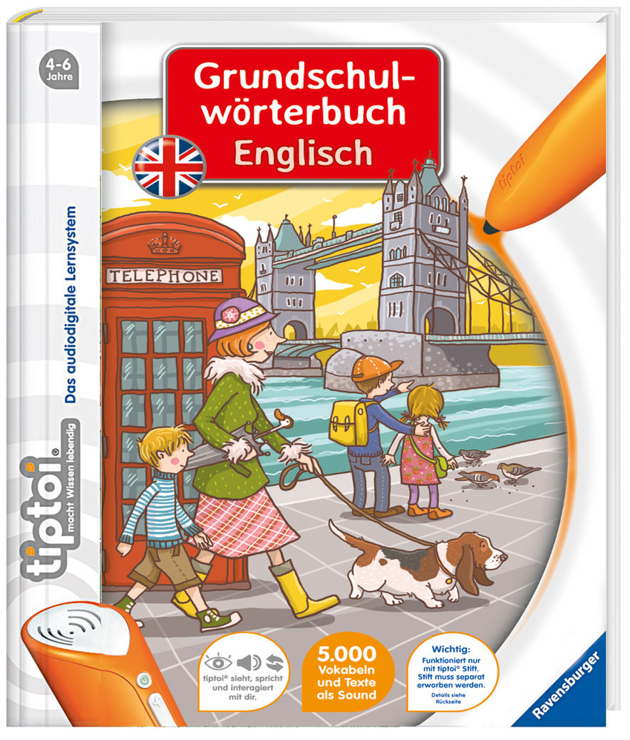 Ravensburger tiptoi® - Grundschulwörterbuch Englisch Buch kaufen