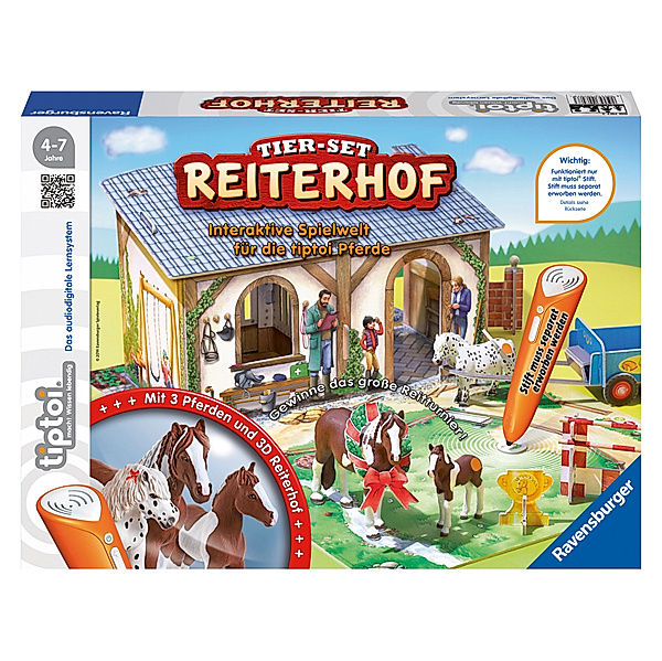 Ravensburger Verlag Ravensburger tiptoi® - Tier-Set Reiterhof