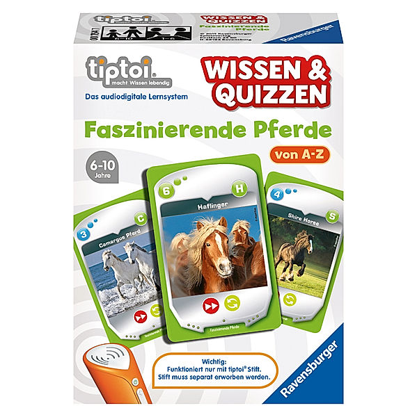 Ravensburger Verlag Ravensburger tiptoi® - Wissen & Quizzen: Faszinierende Pferde