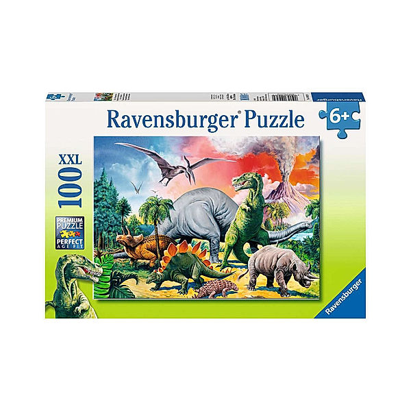 Ravensburger Verlag Ravensburger Unter Dinosauriern, 100 Teile