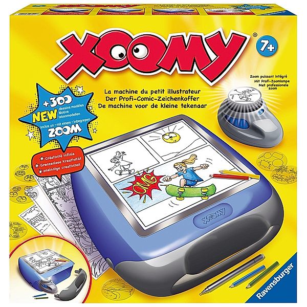 Ravensburger Xoomy 18111 - Comics zeichnen lernen, Zeichnen und Malen für Kinder ab 7 Jahren, Zeichenset mit über 300 Mo