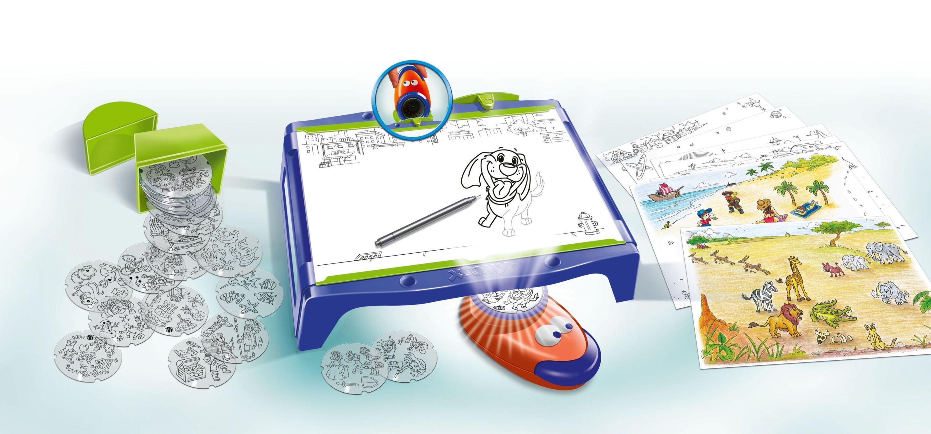 Ravensburger Xoomy Maxi A4 18135 - Zeichnen lernen, Kreatives Zeichnen und  Malen für Kinder ab 6 Jahren, Zeichenset mit über 300 Motiven für  unendlichen Zeichenspaß