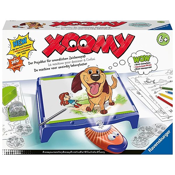 Ravensburger Verlag Ravensburger Xoomy Maxi A4 18135 - Zeichnen lernen, Kreatives Zeichnen und Malen für Kinder ab 6 Jahren, Zeichenset mit über 300 Motiven für unendlichen Zeichenspass