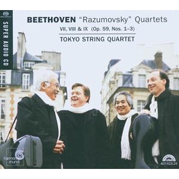 Razumovsky Quartets Op.59,1-3, Tokyo String Quartet