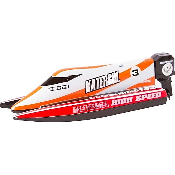 RC Mini Race Boat Red