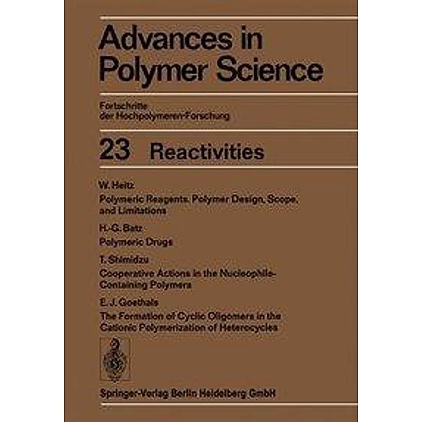 Reactivities, W. Heitz, H. -G. Batz, T. Shimidzu, E. J. Goethals