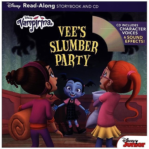 Read-Along Storybook and CD / Vampirina Read-Along - The Sleepover, w. Audio-CD, Disney Book Group