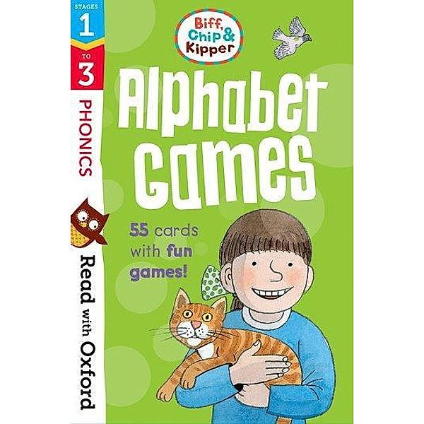 Read with Oxford: Stages 1-3: Biff, Chip and Kipper: Alphabet Games Flashcards, Roderick Hunt, Kate Ruttle