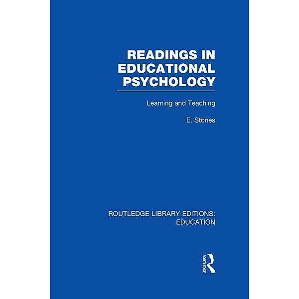 Readings in Educational Psychology, Edgar Stones