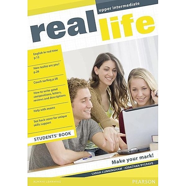 Real Life Global Upper Intermediate Students Book, Sarah Cunningham, Jonathan Bygrave