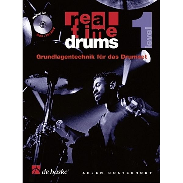 Real Time Drums, m. Audio-CD.Level.1, Arjen Oosterhout