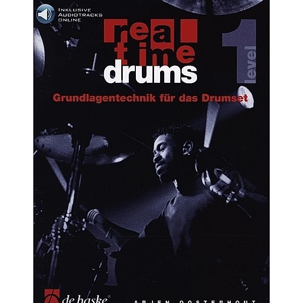 Real Time Drums, mit Audiotracks Online.Level.1, Arjen Oosterhout