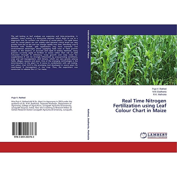 Real Time Nitrogen Fertilization using Leaf Colour Chart in Maize, Puja V. Rathod, N. M. Dadhania, R. K. Mathukia