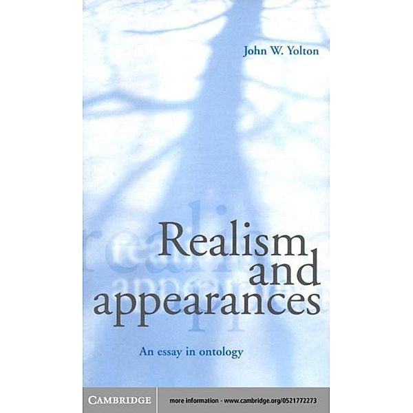 Realism and Appearances, John W. Yolton