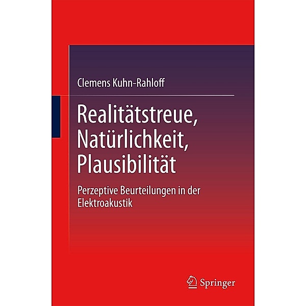 Realitätstreue, Natürlichkeit, Plausibilität, Clemens Kuhn-Rahloff, Zuercher Hochschule der Kuenste