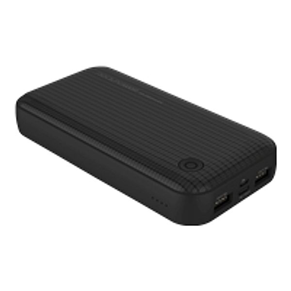 REALPOWER PB-20000C Schwarz 20.000mAh / 2 x USB Out / 1 x USB Type-C In/Out