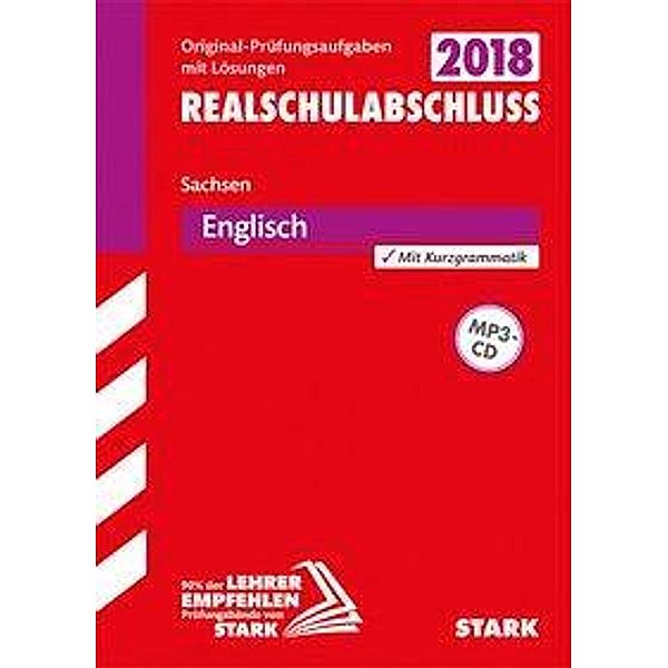 Realschulabschluss 2018 - Sachsen - Englisch, m. MP3-CD