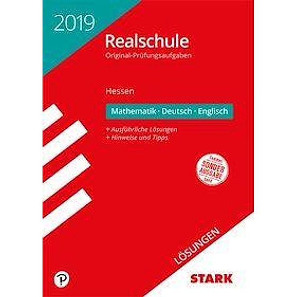 Realschule 2019 - Hessen - Mathematik, Deutsch, Englisch Lösungen