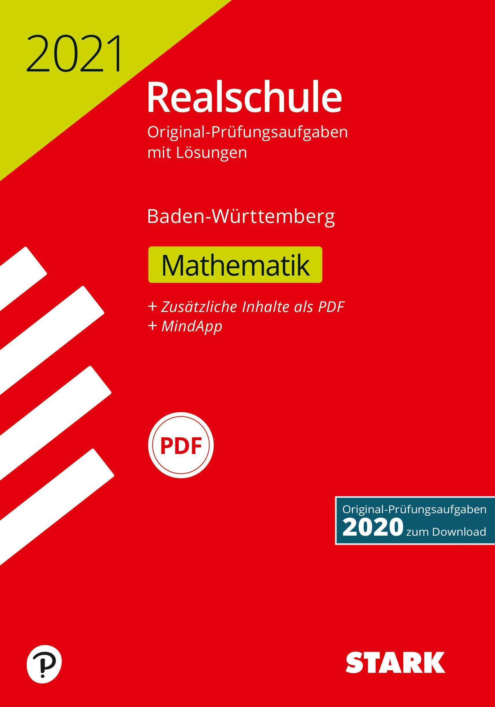 Realschule 2021 Mathematik Baden-Württemberg Hardcover Realschule 2021 