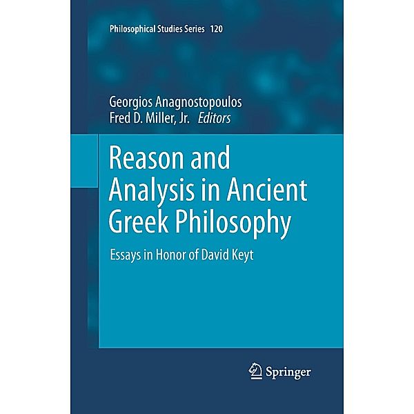 Reason and Analysis in Ancient Greek Philosophy