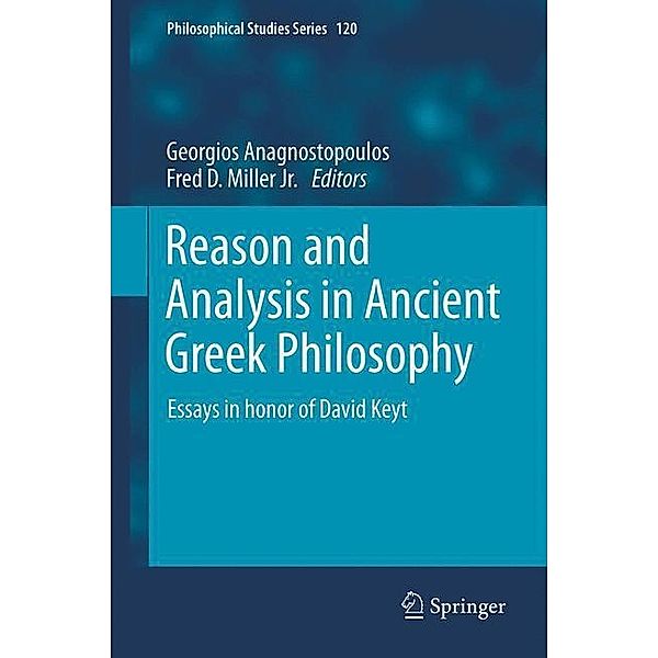 Reason and Analysis in Ancient Greek Philosophy