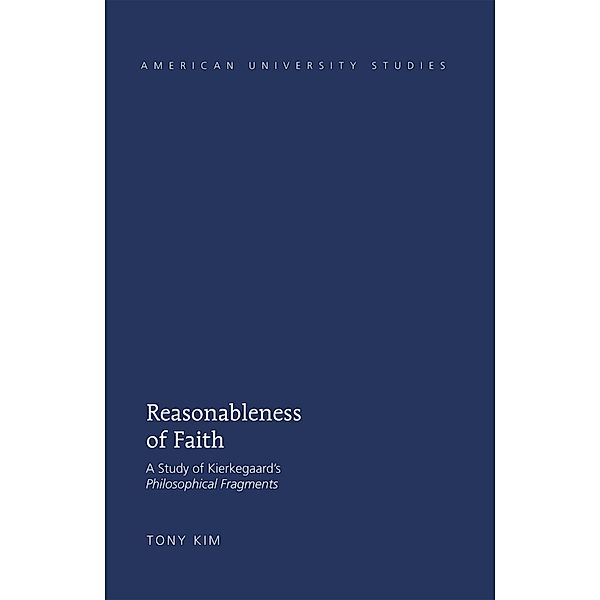 Reasonableness of Faith, Tony Kim