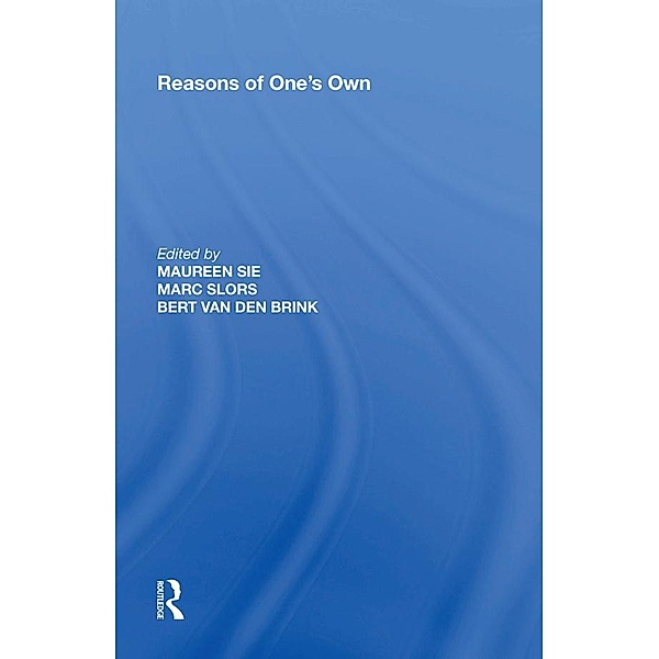Reasons of One's Own, Marc Slors