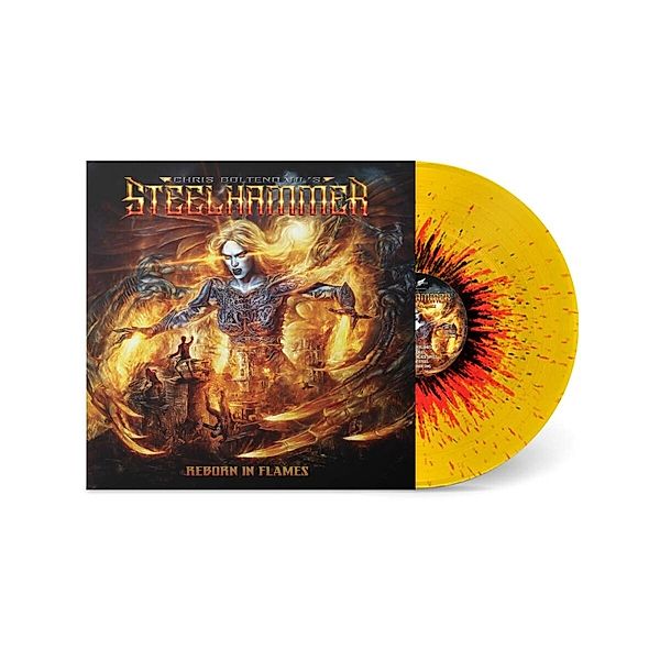 Reborn In Flames (Ltd.Yellow/Orange/Black Lp) (Vinyl), Chris Boltendahl's Steelhammer