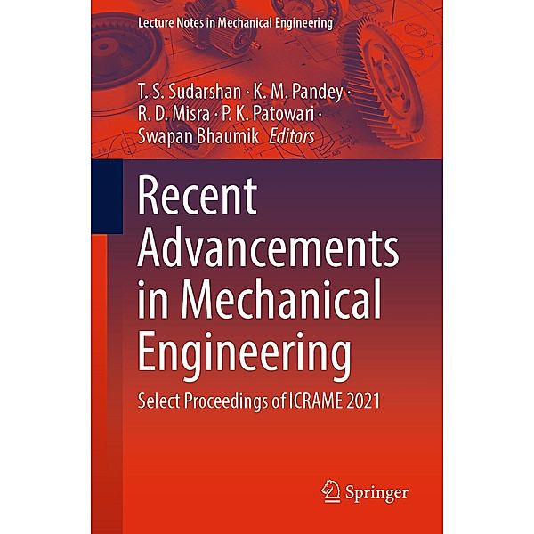 Recent Advancements in Mechanical Engineering / Lecture Notes in Mechanical Engineering