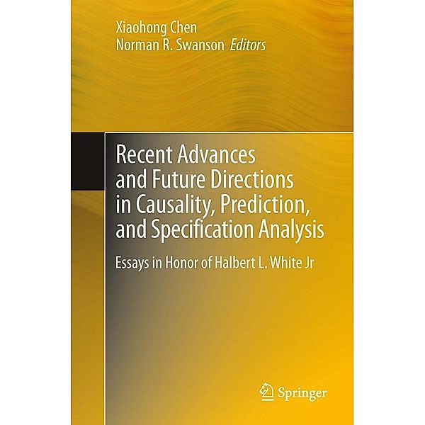 Recent Advances and Future Directions in Causality, Prediction, and Specification Analysis, Xiaohong Chen